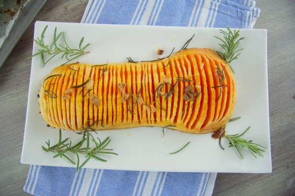 Hasselback Butternut Squash